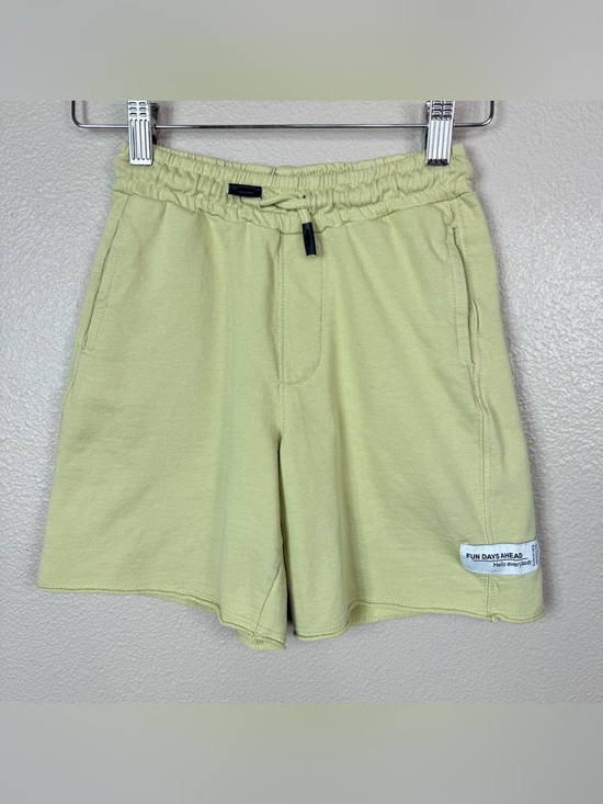 Zara Other - Zara “Fun Days Ahead” Terry cotton Shorts Green 7 Years EUC C